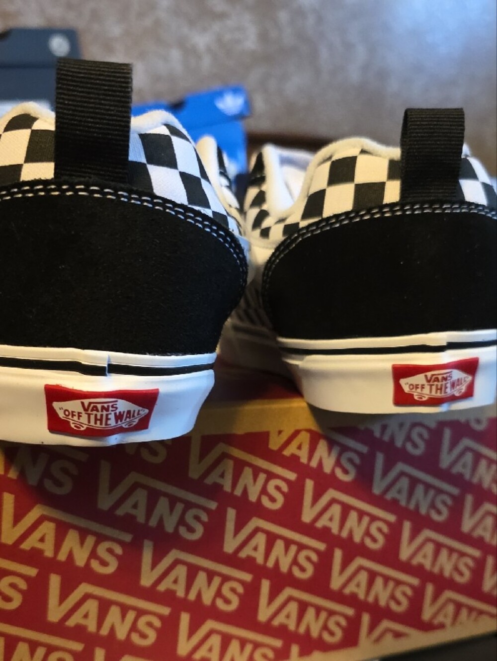 Vans Knu Skool Black & White Checkerboard - Picture 4 of 6